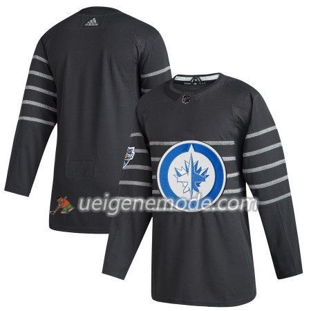 Herren Winnipeg Jets Trikot Blank Grau Adidas 2020 NHL All-Star Authentic